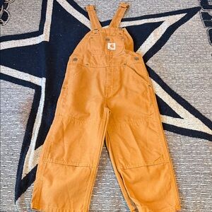 Carhartt Kids Overalls in Orange